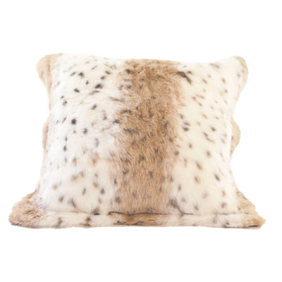 Joss & MainFaux Fur Animal Print 17 Faux Fur Pillows, Animal Print Faux Fur